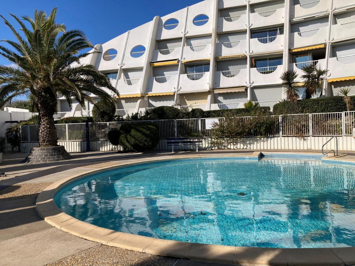 Ancre Bleue***, 1Ere Ligne Plage, Piscine, Clim. La Grande-Motte Kültér fotó